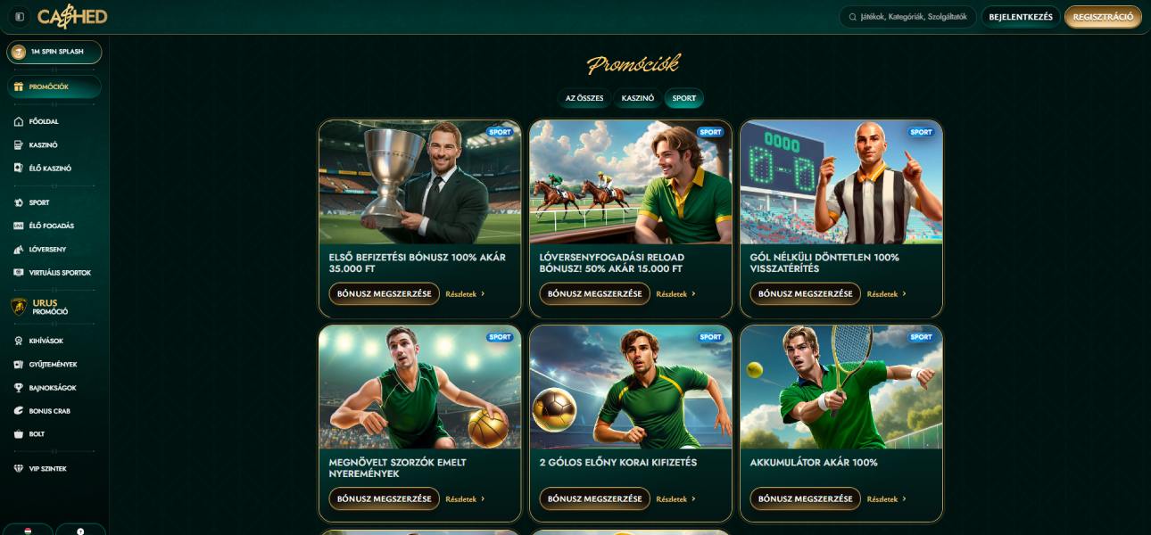 Cashed fogadási bónusz magyar